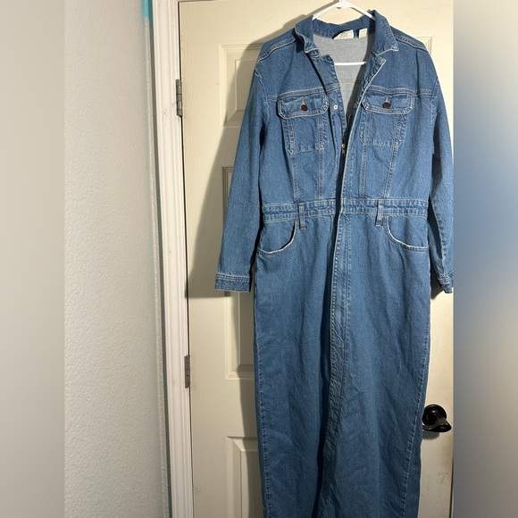 UNIVERSAL THREAD Long Sleeve Denim Maxi Shirtdress - Picture 2 of 4